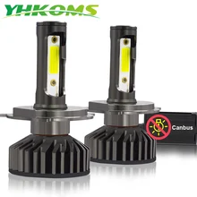 YHKOMS H4 LED H7 LED Canbus H8 H9 H11 9005 9006 880 881 H27 H1 H3 3000 k 4300 k 6500 k 8000 k Auto Faro Lampada Auto Della Nebbia 12 v 24 v