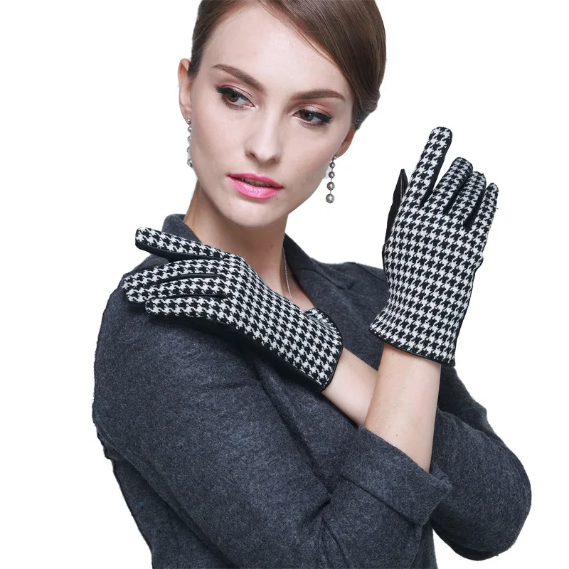 Buy Ladies Winter Sheepskin Gloves Female Fashion