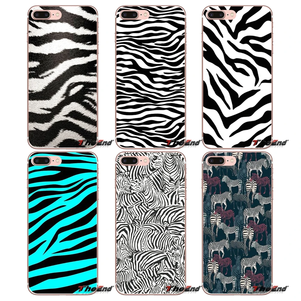 Мягкая сумка чехол Teal Tiger neon Zebra Hybrid для Samsung Galaxy S2 S3 S4 S5 MINI S6 S7 edge S8 S9 Plus Note 2 3 4 5 8 Coque