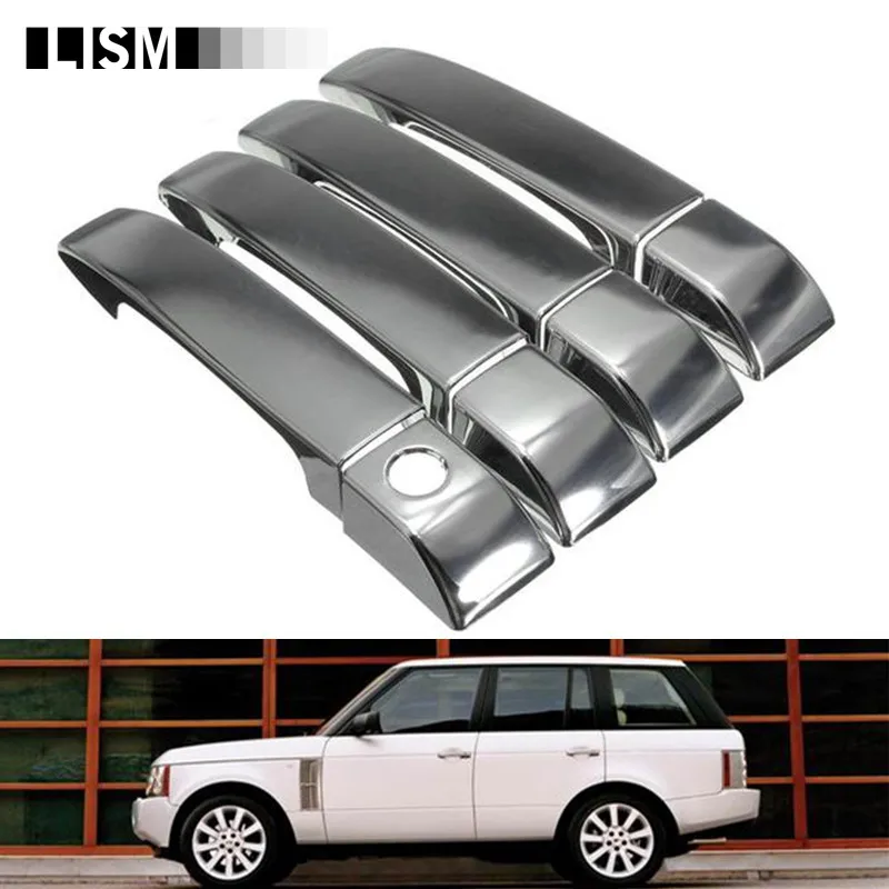 

Chromed Car Exterior Door Handles Cover Case Trim Kit for Land Rover Range Rover 2002-2012 Chrome Outside Skin Parts Accessories