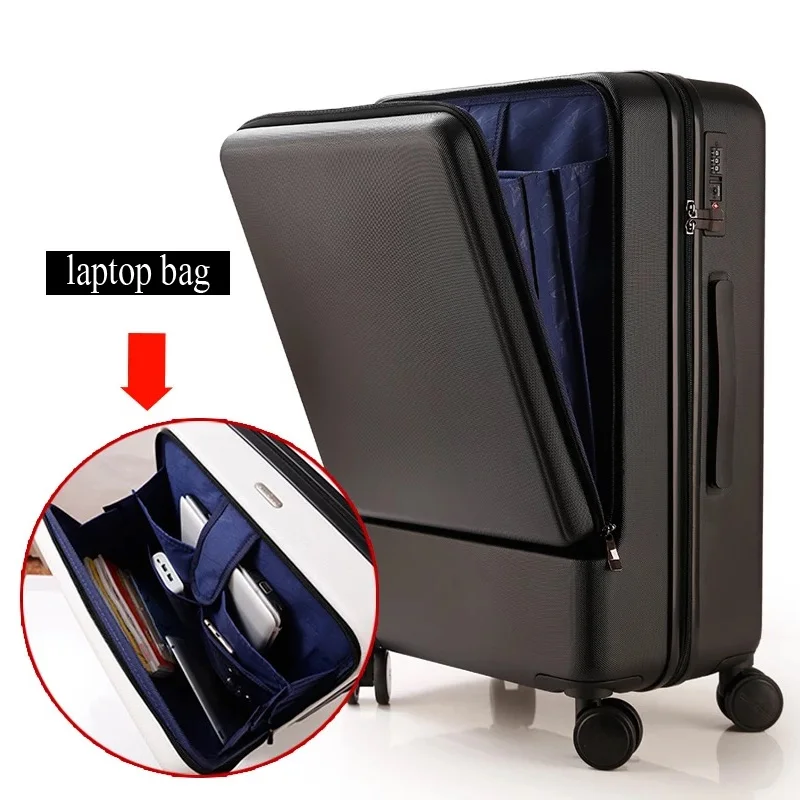 Fashion Travel bag Suitcase ,New Cabin Rolling Luggage with Laptop bag,Women Trolley suitcase on ...