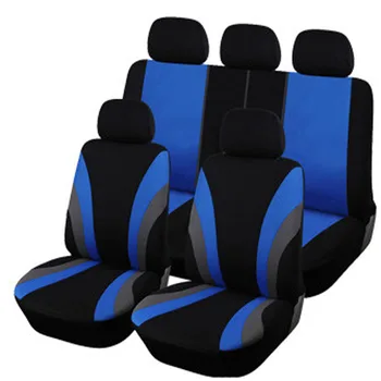 

2017 Soccer Ball Style Jacquard Full Car Seat Covers Set Universal Fit Most Car Car Cases Interior Accessories Seat Covers