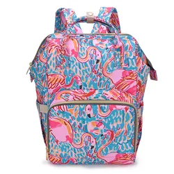 Baby Bags For Girls Large Capacity Waterproof Baby Diaper Bag Printing Backpack For Stroller Multifunctional Diaper For Change Baby Bags For Girls Large Capacity Waterproof Baby Diaper Bag Printing Backpack For Stroller Multifunctional Diaper For Change