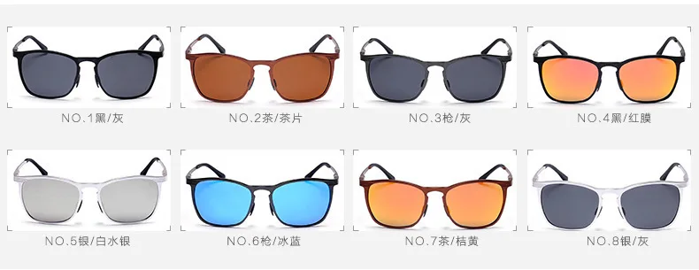 Новая Корейская версия алюминиевых магния поляризованных солнцезащитных очков Солнцезащитные очки Tide Man-hour но очки oculos de sol gafas