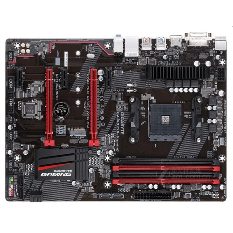 

For Gigabyte GA-AB350-Gaming Used original Desktop B350 Motherboard AB350-Gaming Socket AM4 DDR4 USB3.0 SATA3