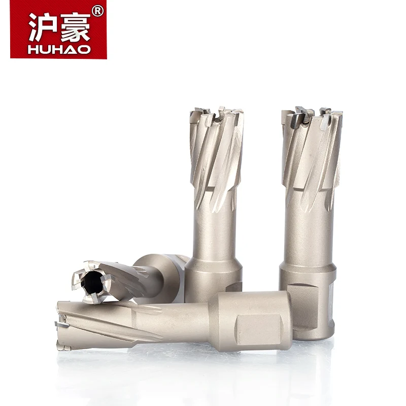 HUHAO 1pc Alloy Metal Drilling Hollow Core Steel Drill Bit Core Drill Iron Punch Magnetic Drill Dia.12-39mm Cutting Depth 35mm 