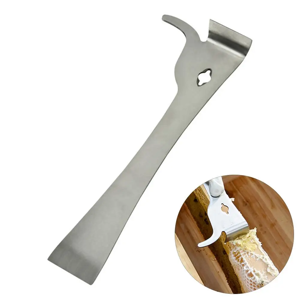 

Thumb Type Bee Honey Knife Stainless Steel Scraper Beekeeping Hive Cut Tool