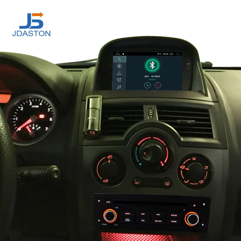 JDASTON Android 9,1 reproductor Multimedia para auto RENAULT Megane Fluence 2002-2008 WIFI GPS navegación 1 Din Car Radio estéreo DVD SD