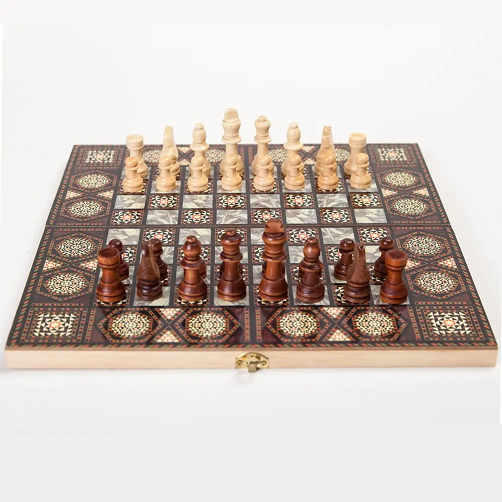 

Chess Folding Wooden Chessboard Professional And General