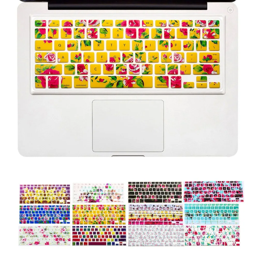 Flower Floral Nature Design keyboard Cover stickers for Macbook Air 13