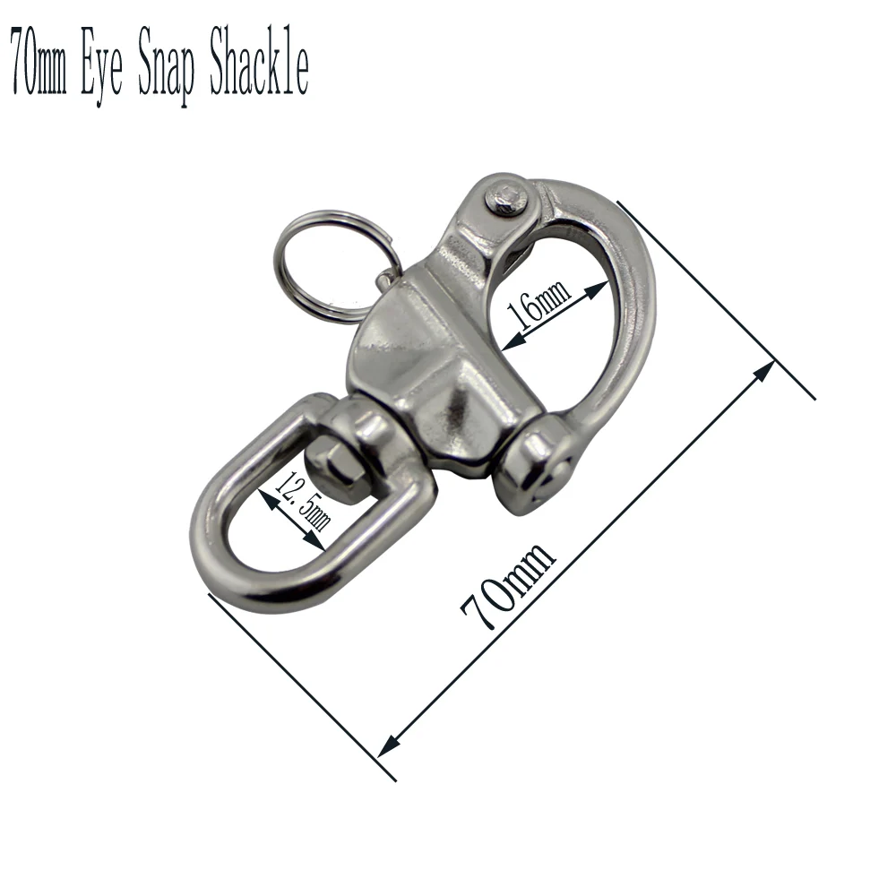 Stainless Steel Swivel Snap Shackle Quick Release Boat Anchor Chain Eye  Shackle Swivel Snap Hook for Marine Architectural 10pcs - AliExpress