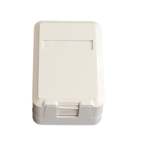 

10 Pieces 1 Port Blank Surface mounted Box for UTP,STP Cat 3,Cat 5e,Cat 6 Keystone Jack,Plug,Patch Panel,Cables
