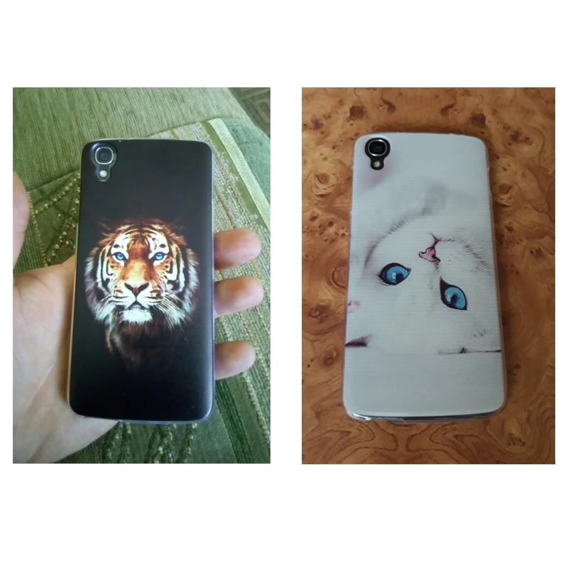 Чехол из ТПУ для Alcatel Idol 3 мягкий силиконовый чехол накладка с принтом One Touch idol3 6039Y