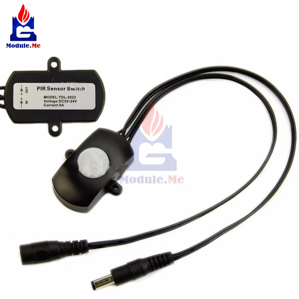 

Human Detection Sensor Module Body Sensor LED Strip Automatic MINI PIR Infrared Motion Sensor Detector Switch DC 5V 24V
