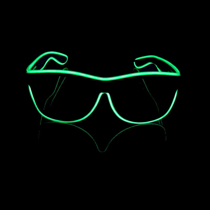LED Glowing Glasses Flashing Glass EL Wires Novelty Party Decorative Club Lighting Cosplay Masks Gift Bright Light Sunglasses