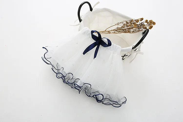 Fanfiluca New Baby Girls Tutu Skirts Layer Fluffy Children Solid Color Ballerina Party Dance Tulle Skirt Girl Nail Bead  Skirt 031