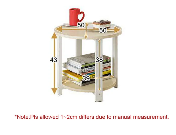 Маленький журнальный столик, простой угловой столик для дивана, двухслойный шкаф, современный Балконный стол, мебель для дома, кафе