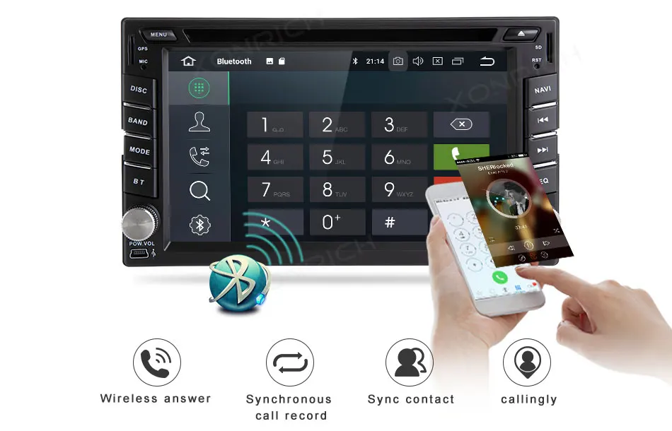 Top 2Din Android 8.0 Car Multimedia Video Play Tap PC Tablet For Nissan qashqai x-trail almera note juke GPS Navigation Radio Stereo 3