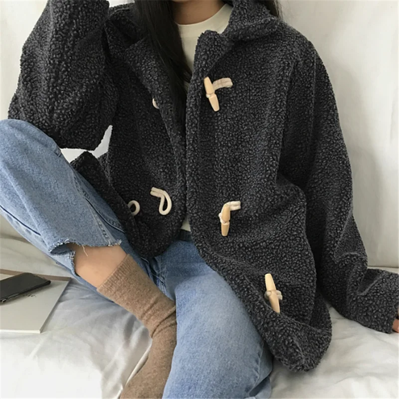 Свободные большие размеры Chaqueta Veste Femme Chamarras De Mujer женские зимние куртки пальто-пальто роговые пуговицы парка с капюшоном