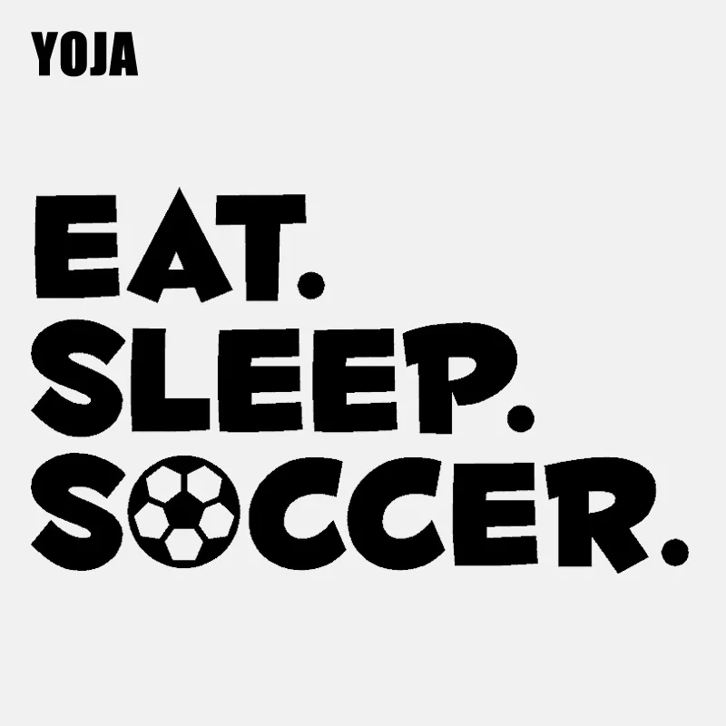 YOJA 50 8 см * 29 9 Eat Sleep настенная футбольная наклейка домашний декор Детская комната