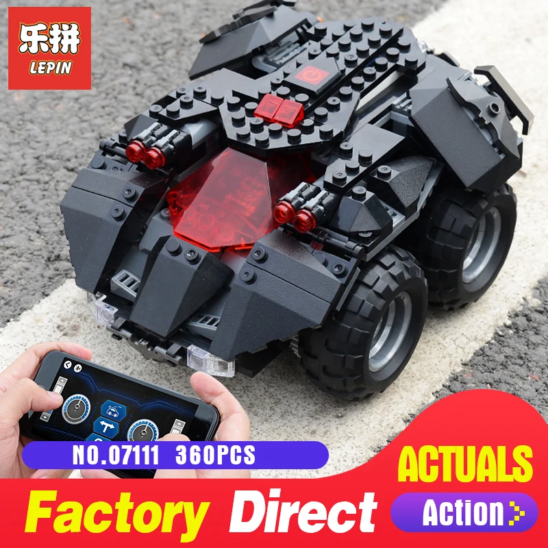 

Lepin 07111 Compatible 76112 App-Controlled Batmobile Set Building Blocks LegoINGlys Educational Toys Kids DIY Birthday Gift