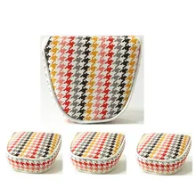 Молоток Гольф чехол для короткой клюшки с магнитной застежкой Водонепроницаемый ПУ Putter крышка головки 12,5x11,5 см для мужчин и женщин