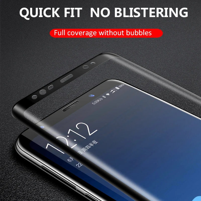Vothoon закаленное стекло для Samsung Galaxy S8 S9 Plus 6D Защита экрана S6 S7 edge Note 8 9 защитное