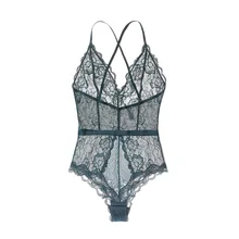 Sexy roupa de Dormir de Renda Bodysuit Onesie Ultrafinos Lingerie Mulheres Lingerie Vestido de Noite Sutiã Corpo Corset Shapewear