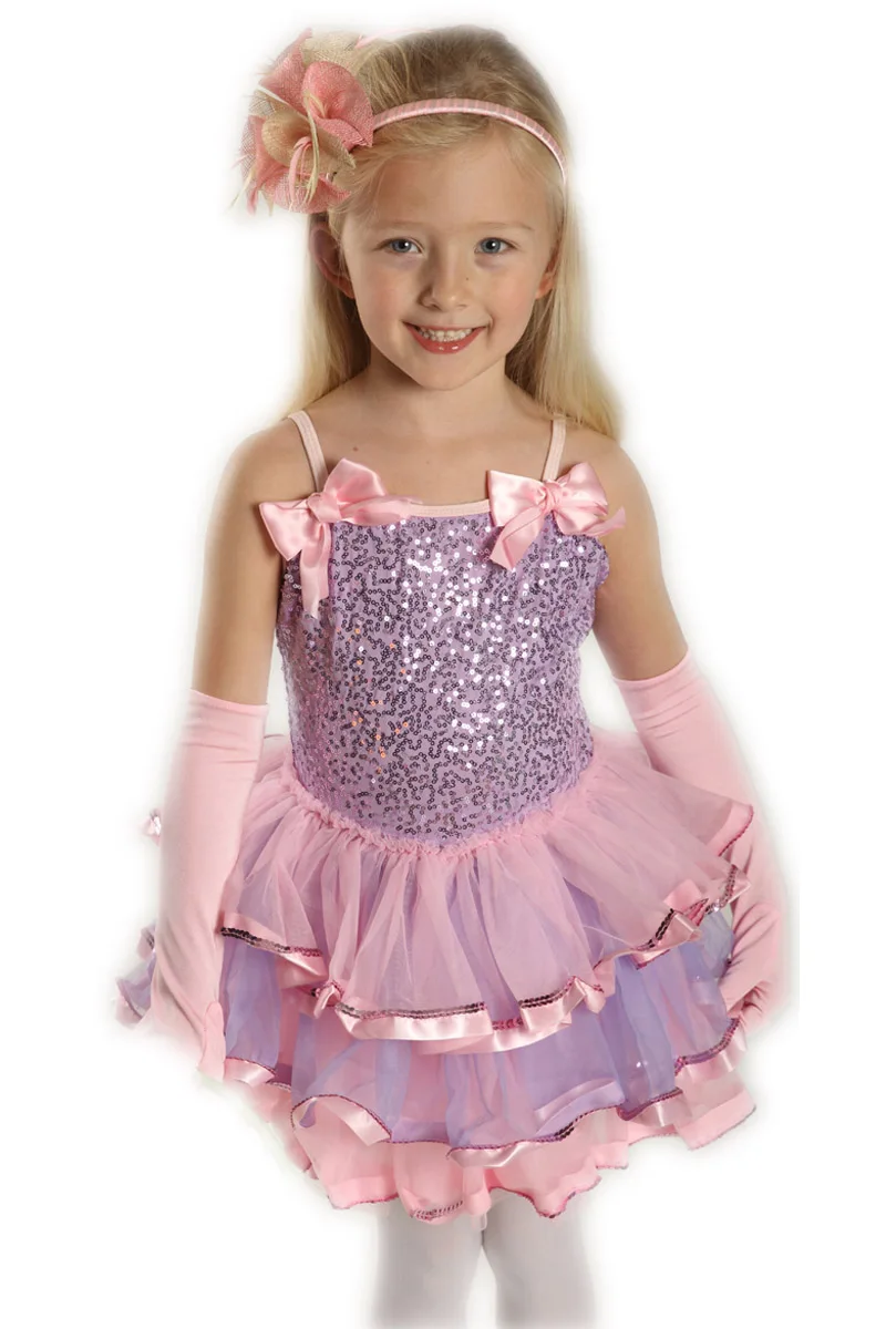 Girls Dance Dresses Child Leotard Clothes Latin Costumes for Kids