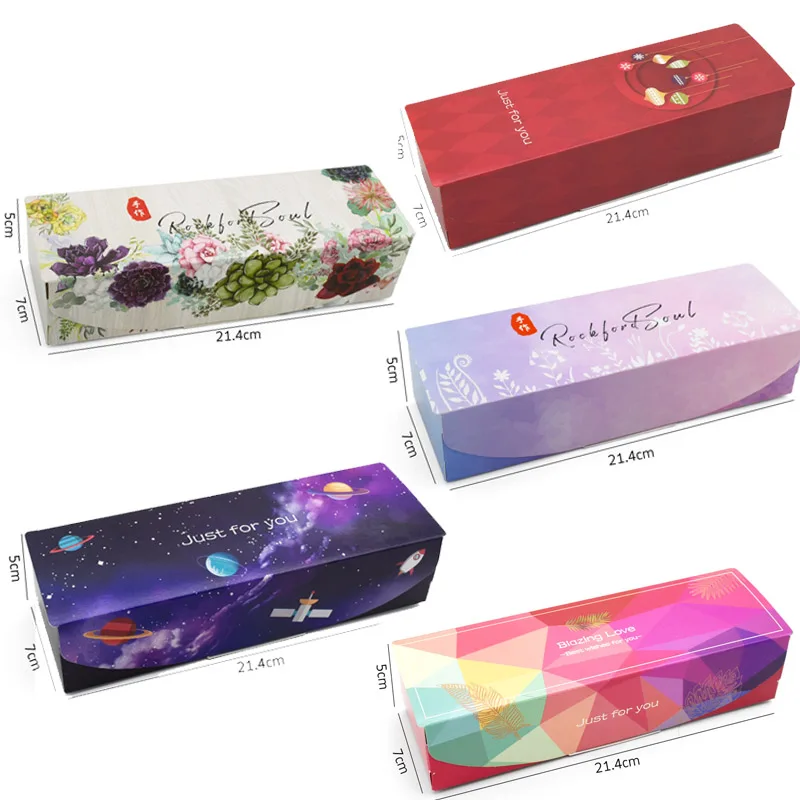

1PCS Butterfly LOVE Flower Pattern Baking Cake Packaging Gift Box Wedding Party Cookie Candy Nougat Pineapple Gift Paper Bags