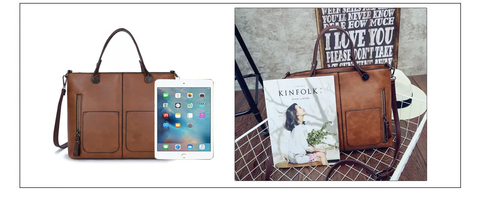 Duplo Casual Famosos Tote Bags Sac a Principal Top-lidar com Sacos