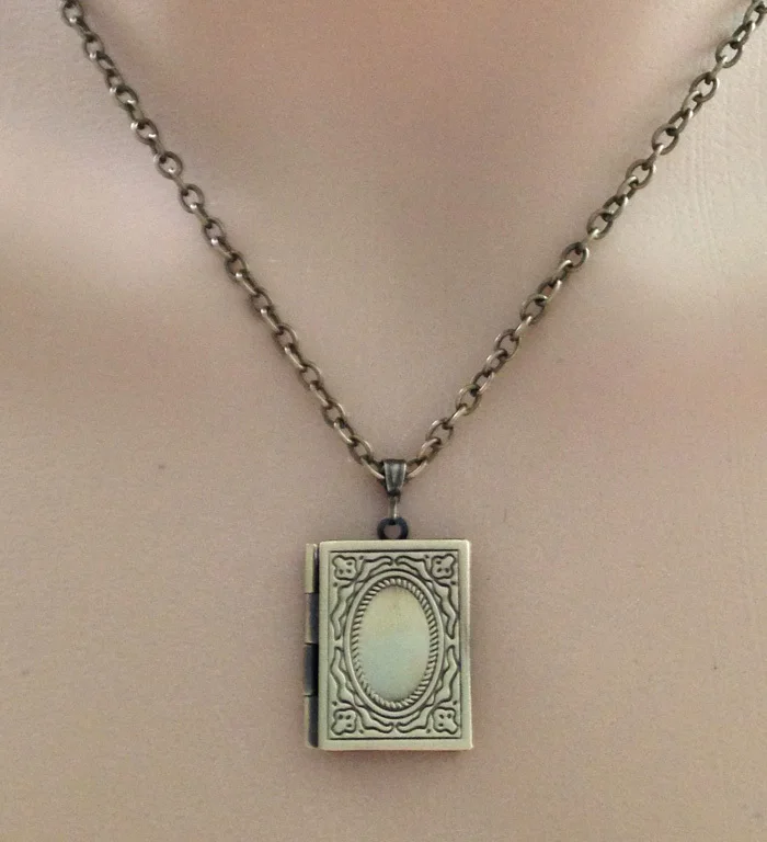 Овальный полый филигранный кулон ожерелье фото/фоторамка античное ожерелье с подвеской brone цепочка ожерелье с медальоном массивные ожерелья - Окраска металла: 5