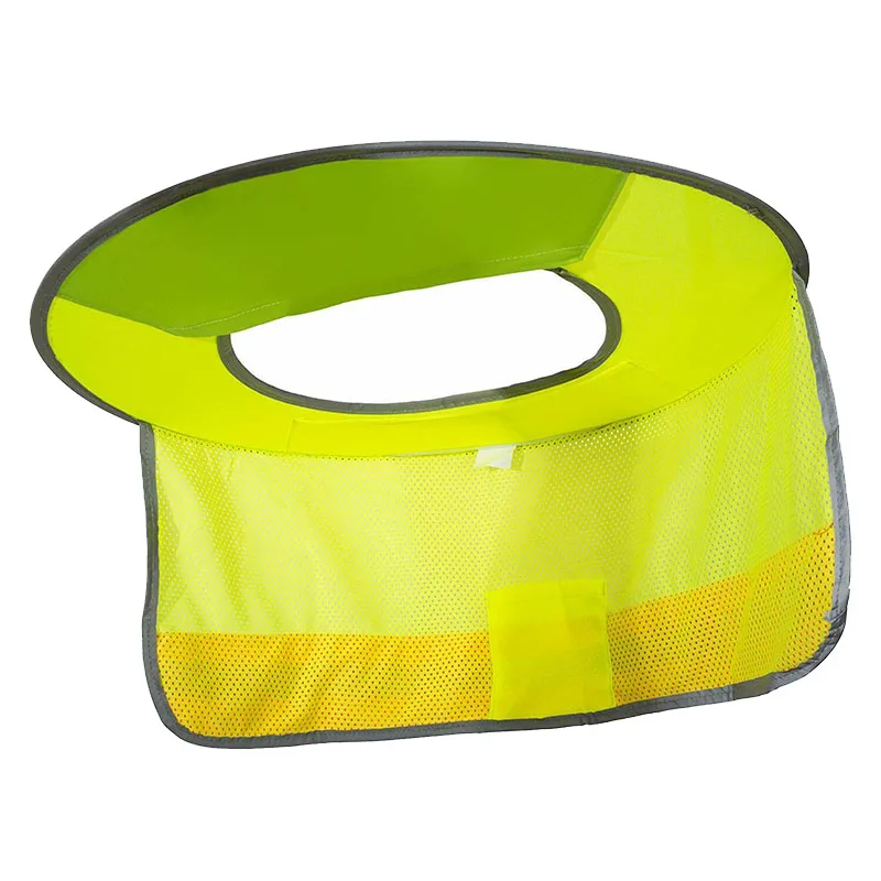

Sun Shield for Hard Hat High Visibility Reflective Full Brim Mesh Sun Shade Neck Protection LSMK99