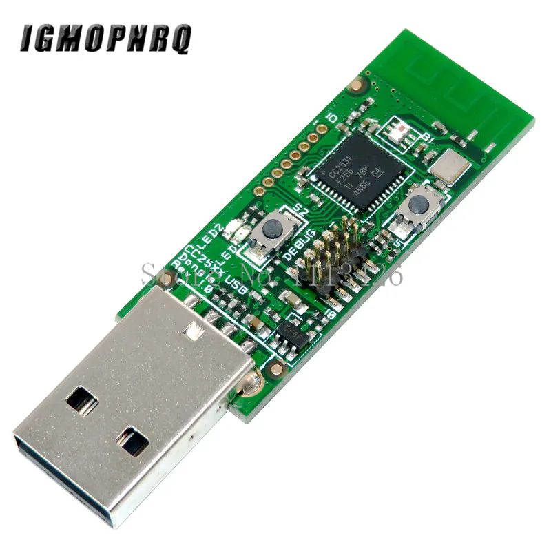 Фото Эмулятор ZIGBEE CC2531, CC2540, беспроводной Bluetooth 4,0, USB-программатор, кабель загрузчика №3