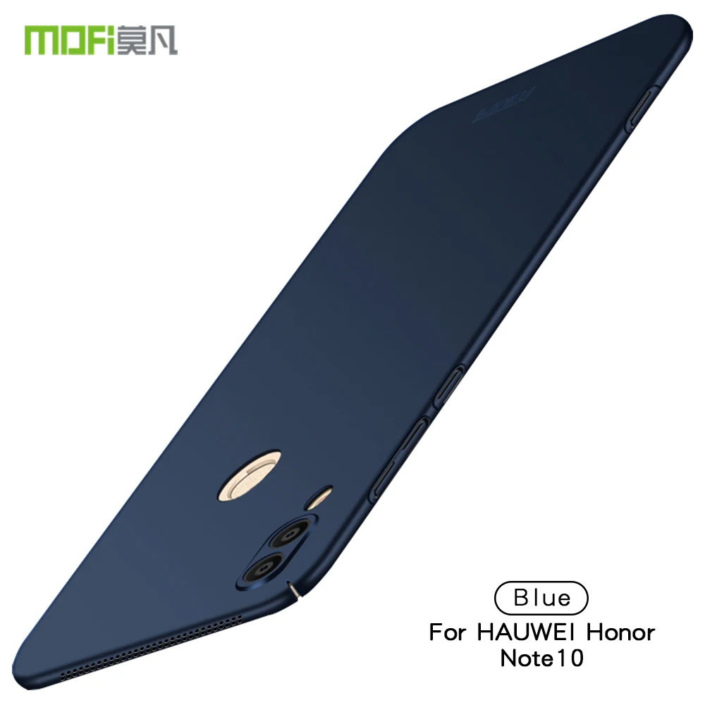 Case For Huawei Honor Note 10 MOFi brand luxury 360 Full body cases Hard Frosted PC back cover For Huawei Honor Note 10 - Цвет: Blue