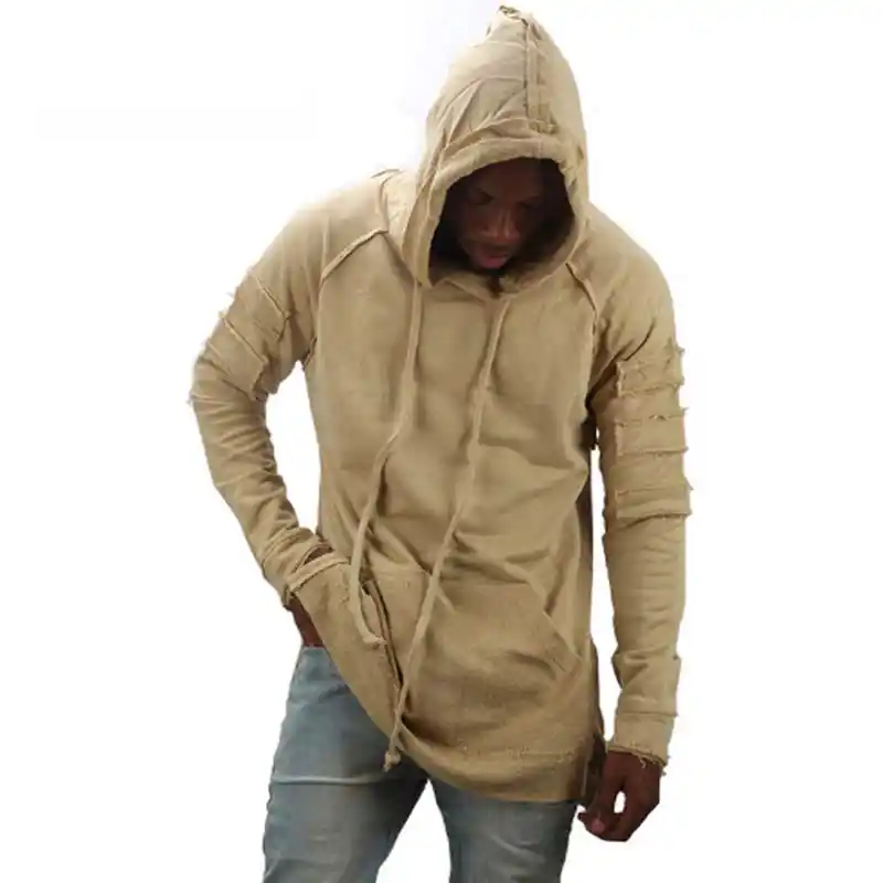 mens khaki hoodies