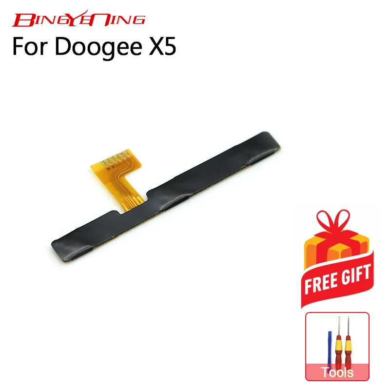 BingYeNing Для Doogee X5/X5 Pro включение/выключение питания+ Громкость FPC кнопка вверх/вниз гибкий кабель FPC