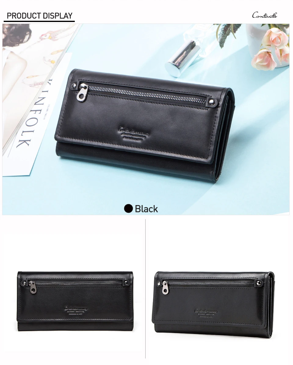 moedas marca designer feminino longo carteira saco