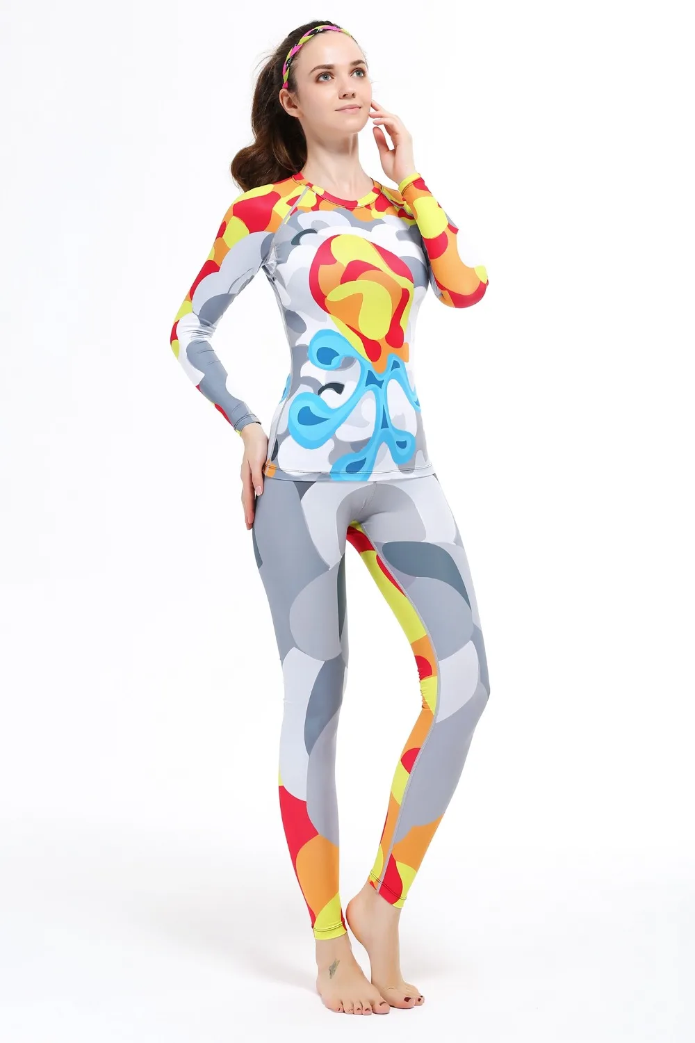 

2017 womens dance sets functional fitness sets sexy dancing suit for women colorful dance sets different parttern to choose