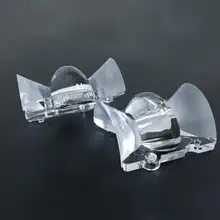 NHJ-25 Высококачественная светодиодная линза, 20X120 градусов, Размер линзы: 25X23X10,69 мм, подходит для: 3030,3535, чистая поверхность, PMMA