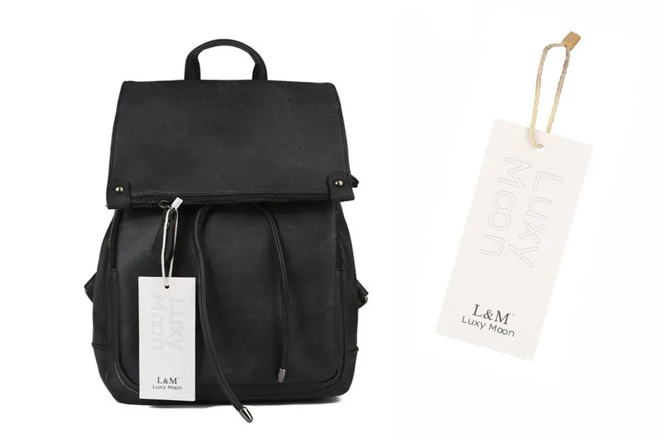 Женский кожаный рюкзак, большой черный рюкзак на шнурке для девочек-подростков, школьная сумка, серые модные дорожные сумки XA839H