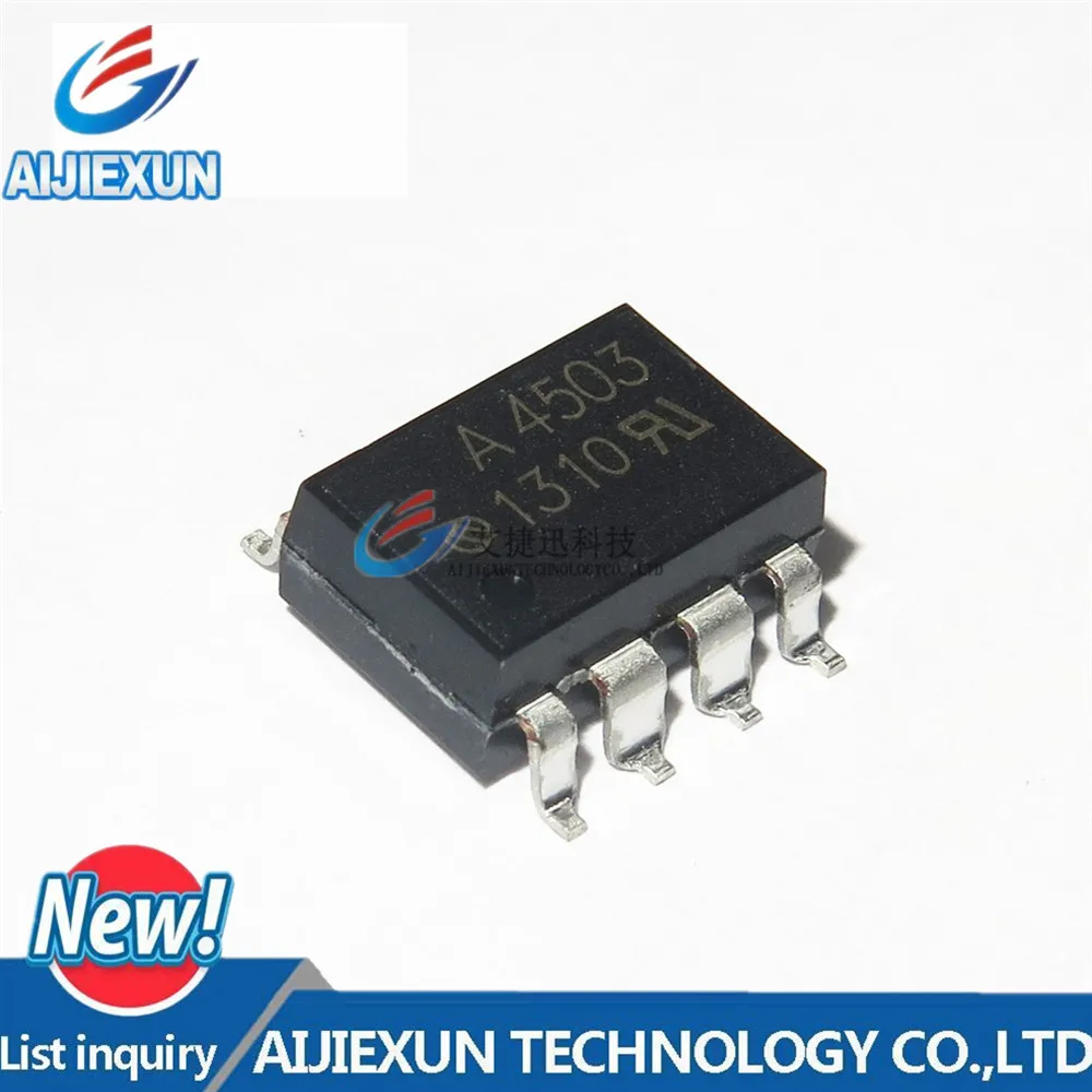 10PCS HCPL 4503 500E HCPL4503 A4503 SOP Single Channel, High Speed