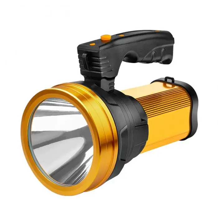 Высокая 1 шт. яркий фонарь-фонарик прожекторная Светодиодная лампа портативный перезаряжаемый портативный для наружного использования UEJ