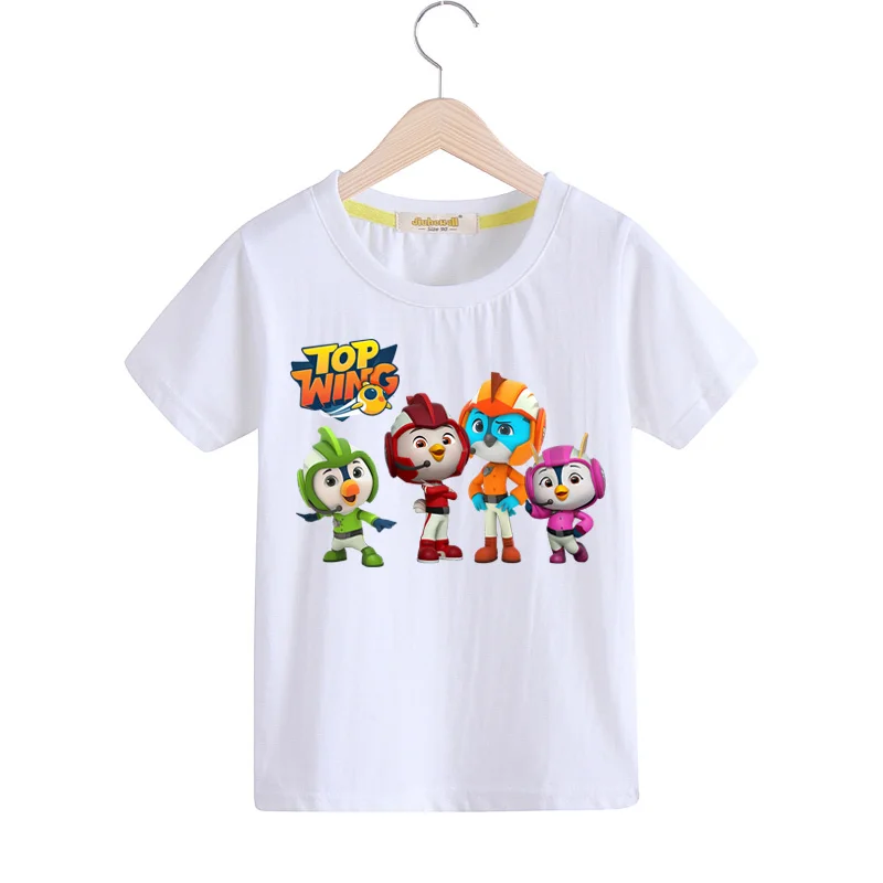 Boys Girls Top Wing Cartoon T-shirts Costume Children Summer Clothing Baby 100%Cotton T Shirts Kids Tee Top Child Tshirts TX155 (6)