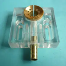 50x50x12 мм акриловая водяная струйная панель/Водяная распылительная охлаждающая пластина с латунным соплом, EDM проволочная резка высокоскоростная машина ношение частей