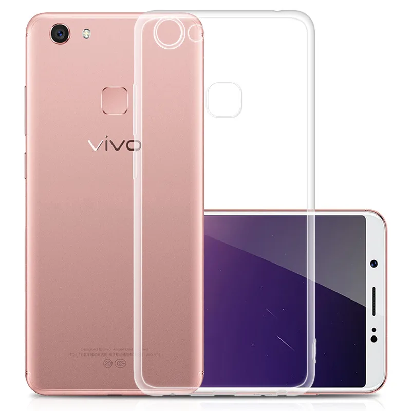 Прозрачный чехол для VIVO Y85 V9 V5 Lite V5s V7 Plus X7 прозрачный мягкий силиконовый из ТПУ Nex