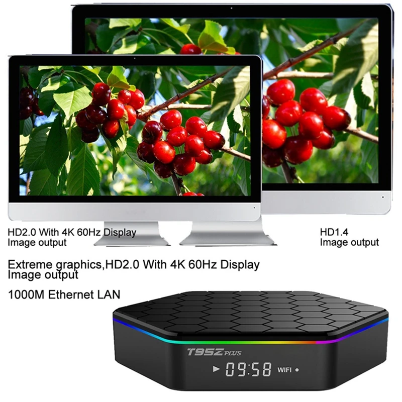 T95Z Plus 3g 32G Amlogic S912 Восьмиядерный процессор Andorid 7 1 ТВ приставка 2 4G/5 GHz WiFi BT4.0 4K H.265 Smart
