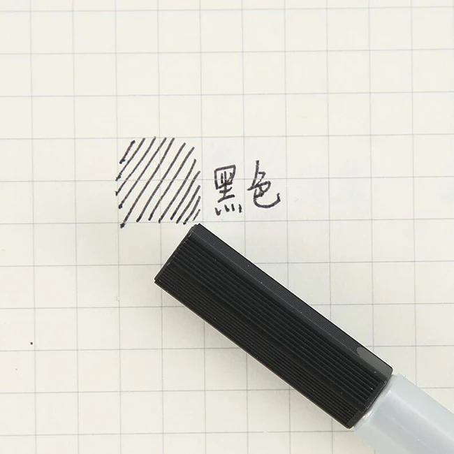 0,4 мм Переливающаяся ручка-маркер на водной основе, цветные чернила, Сверхтонкая ручка для подписи, художественный Рисунок, эскиз, граффити, ручка-Крючок для письма, волоконная ручка - Цвет: black
