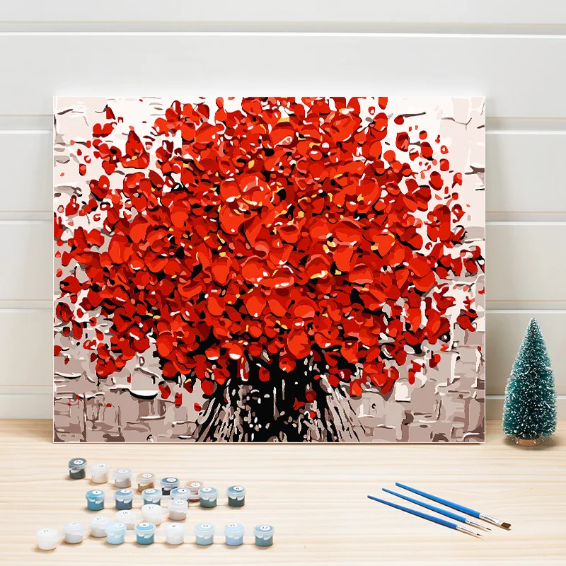 

DIY Paint By Number Package Arts Oil Painting Wall Pictures For Living Room Flowers Creative Life Crafts One Piece Color Drawing