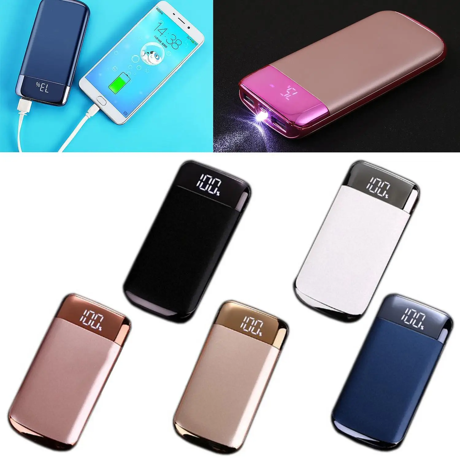 

30000 Mah Portable Power Bank For iPhone Samsung Xiaomi Power Bank Poverbank Emergency USB Data Cable Power Charger Powerbank